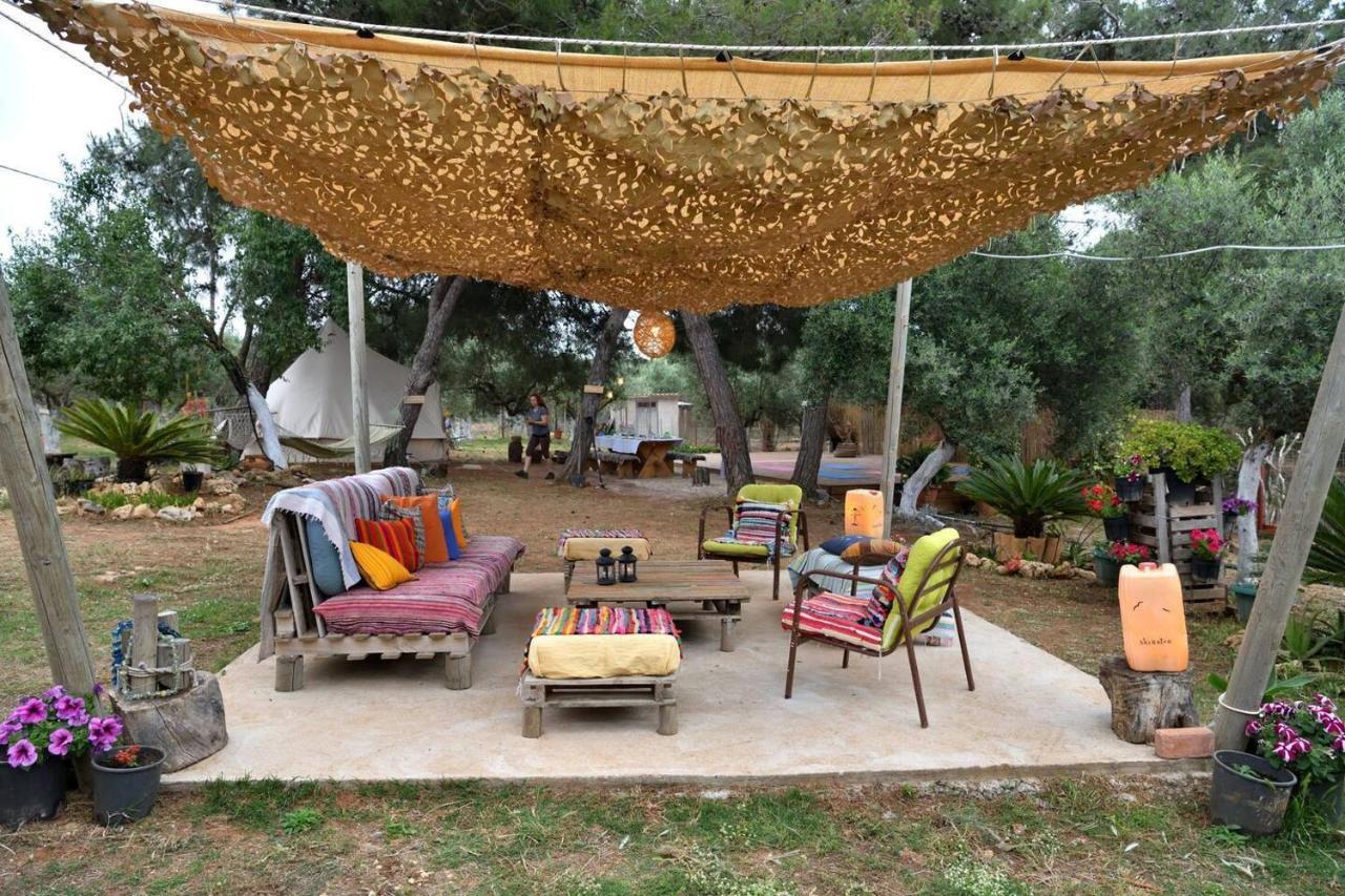 Glamping At A Lovely Tent In Skiaxtro- Marathopoli Villa Esterno foto
