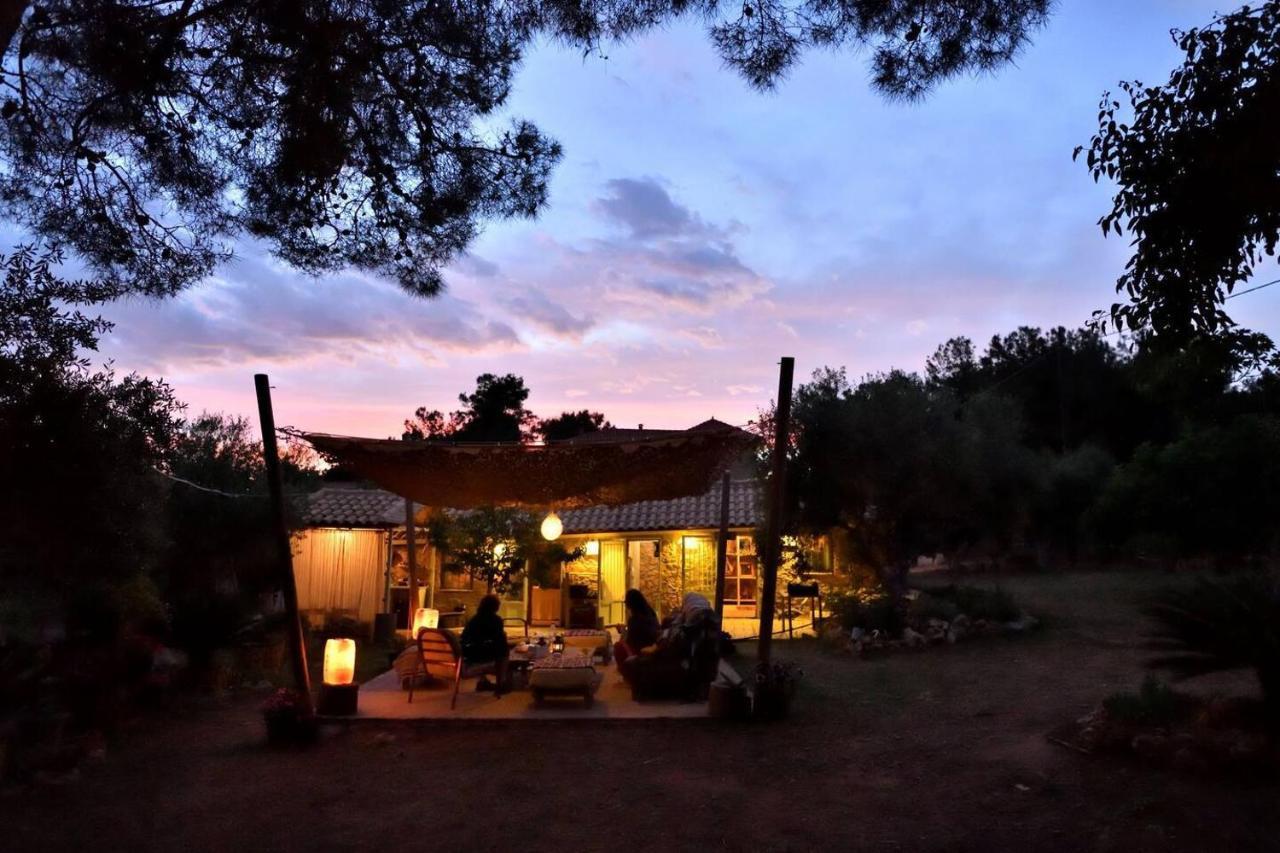 Glamping At A Lovely Tent In Skiaxtro- Marathopoli Villa Esterno foto