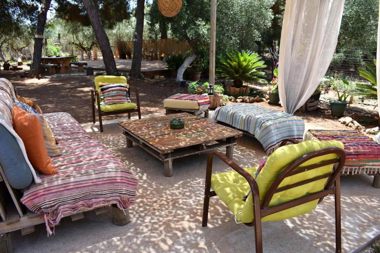Glamping At A Lovely Tent In Skiaxtro- Marathopoli Villa Esterno foto